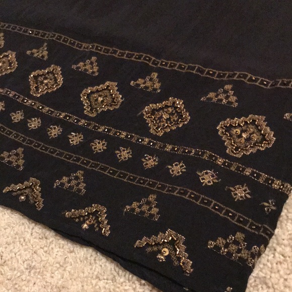 Lucky Brand Sequin Embroidered Dress - Picture 11 of 11
